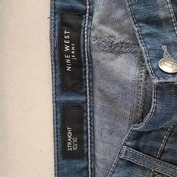 Nine West women's Straight Leg Jeans size 10/30 - Picture 4 of 7
